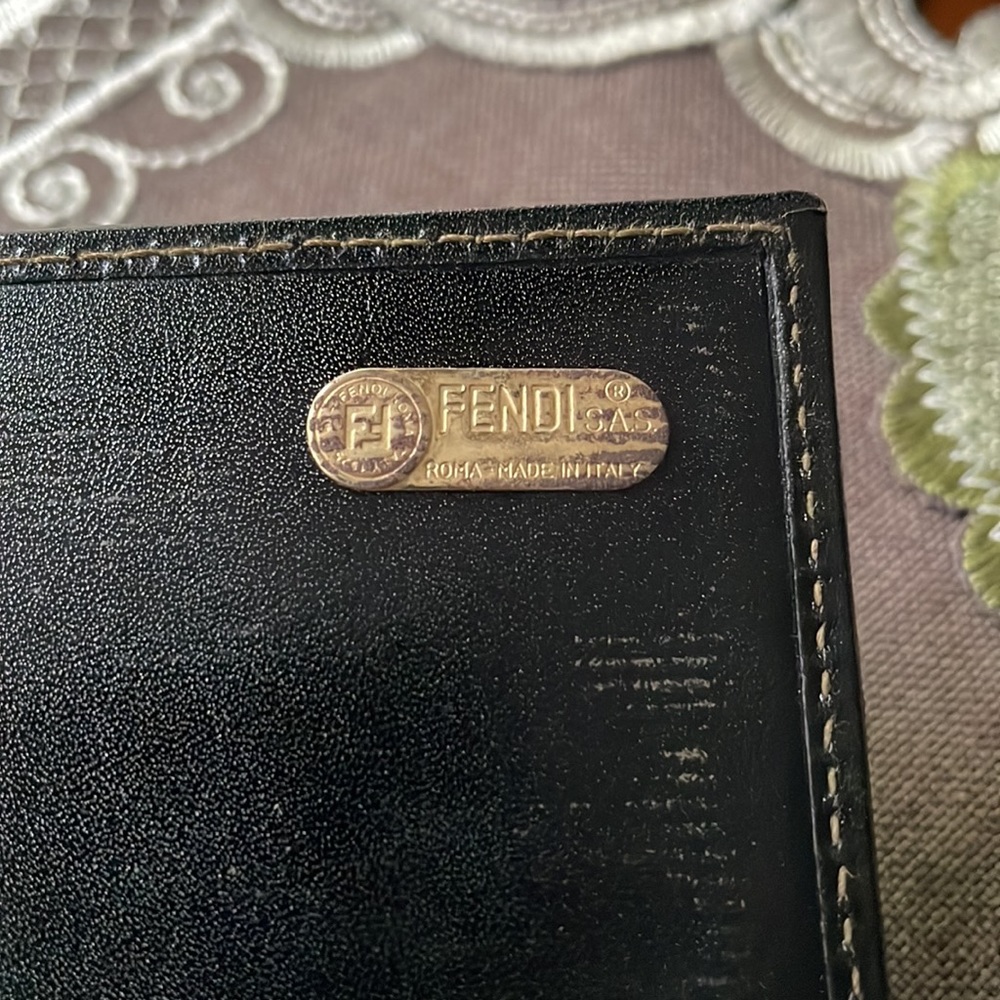 Beautiful Pequin Stripe Fendi Clutch Wallet - Picture 6 of 8